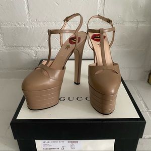 Gucci Angel Platform heels authentic 36.5